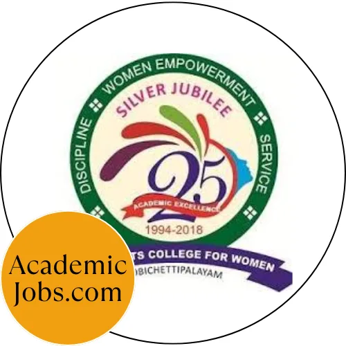PKR Arts College for Women, Erode logo
